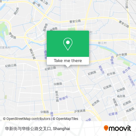 华新街与华徐公路交叉口 map