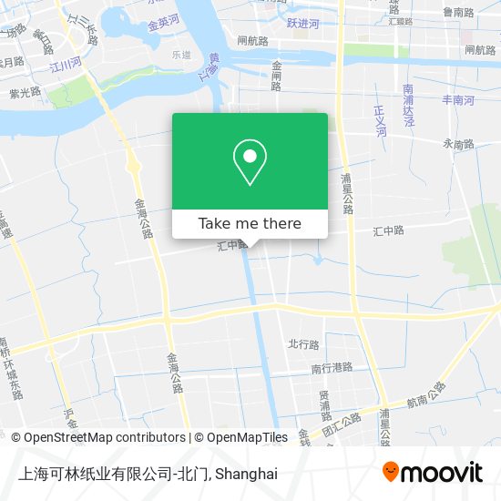 上海可林纸业有限公司-北门 map
