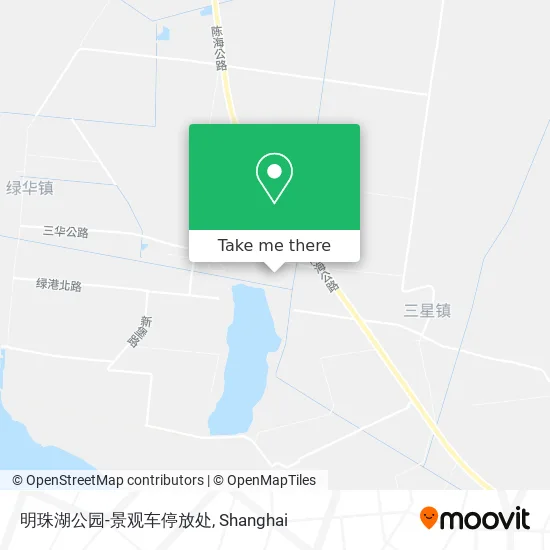 明珠湖公园-景观车停放处 map