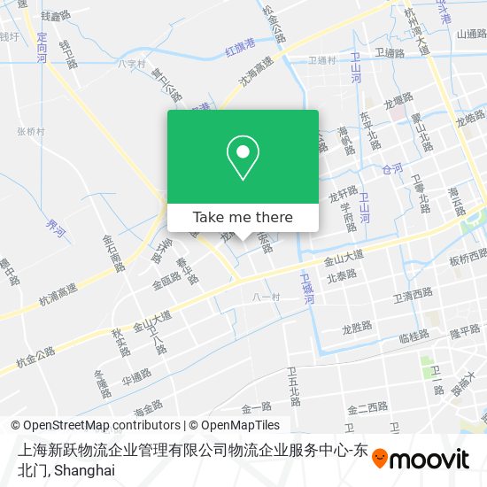 上海新跃物流企业管理有限公司物流企业服务中心-东北门 map
