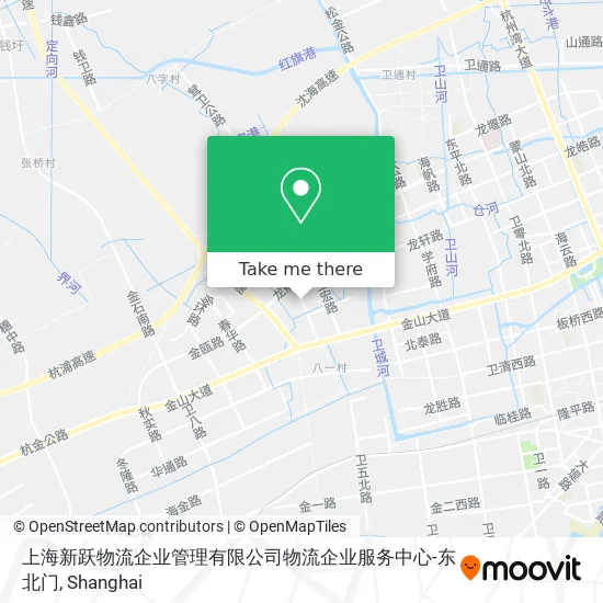 上海新跃物流企业管理有限公司物流企业服务中心-东北门 map