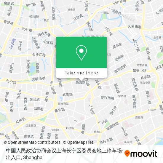 中国人民政治协商会议上海长宁区委员会地上停车场-出入口 map