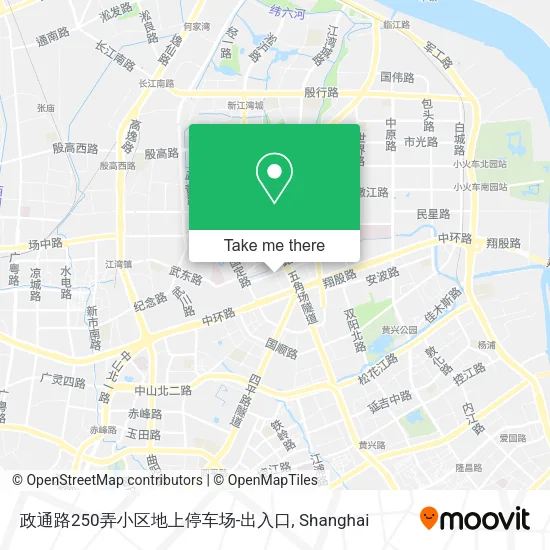 政通路250弄小区地上停车场-出入口 map