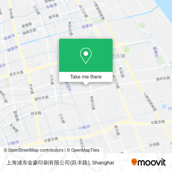 上海浦东金豪印刷有限公司(跃丰路) map