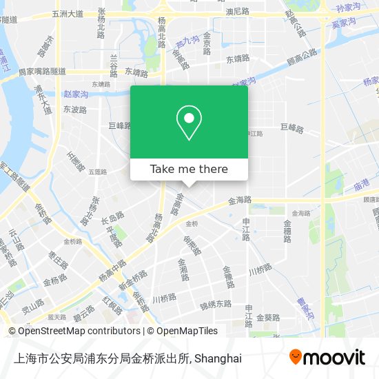 上海市公安局浦东分局金桥派出所 map