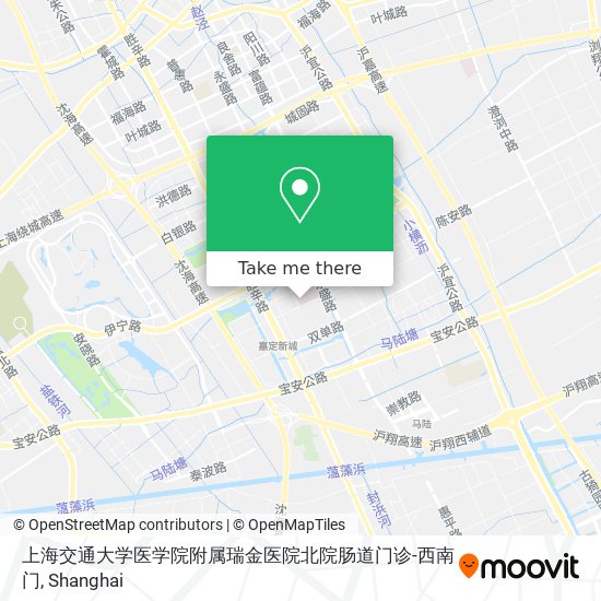 上海交通大学医学院附属瑞金医院北院肠道门诊-西南门 map