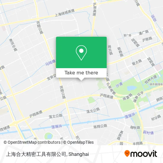 上海合大精密工具有限公司 map