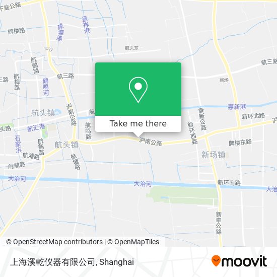 上海溪乾仪器有限公司 map