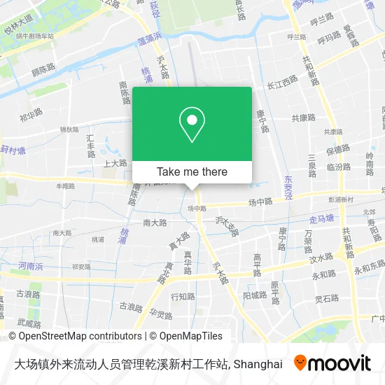 大场镇外来流动人员管理乾溪新村工作站 map