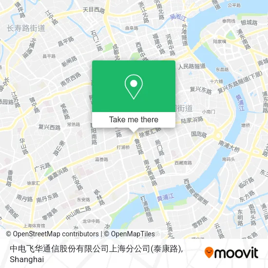 中电飞华通信股份有限公司上海分公司(泰康路) map