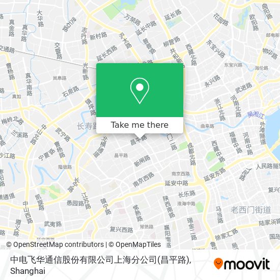 中电飞华通信股份有限公司上海分公司(昌平路) map
