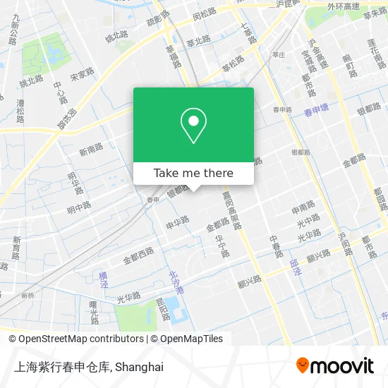 上海紫行春申仓库 map
