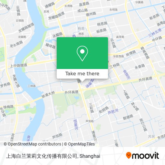 上海白兰茉莉文化传播有限公司 map
