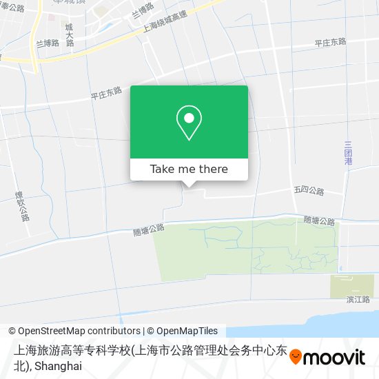 上海旅游高等专科学校(上海市公路管理处会务中心东北) map