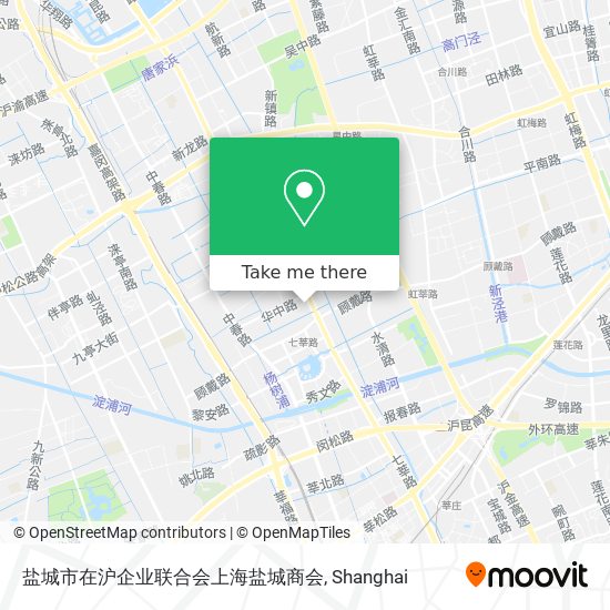 盐城市在沪企业联合会上海盐城商会 map