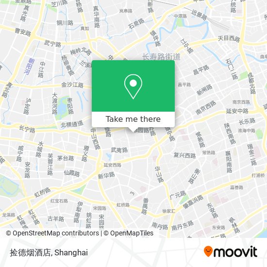 捡德烟酒店 map