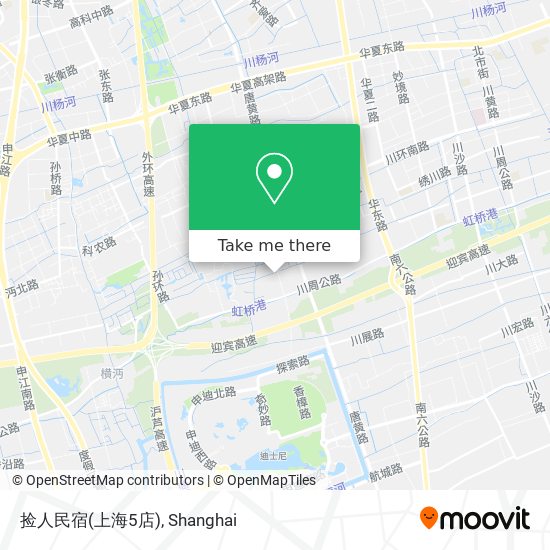 捡人民宿(上海5店) map