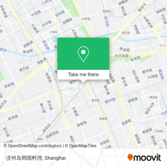 济州岛韩国料理 map