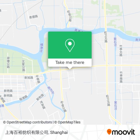 上海百裕纺织有限公司 map