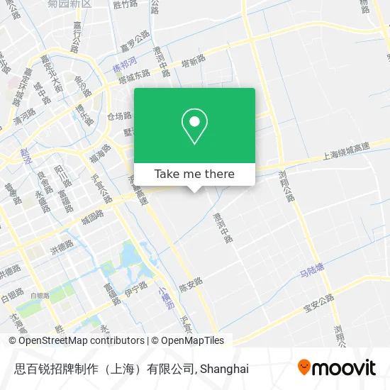 思百锐招牌制作（上海）有限公司 map