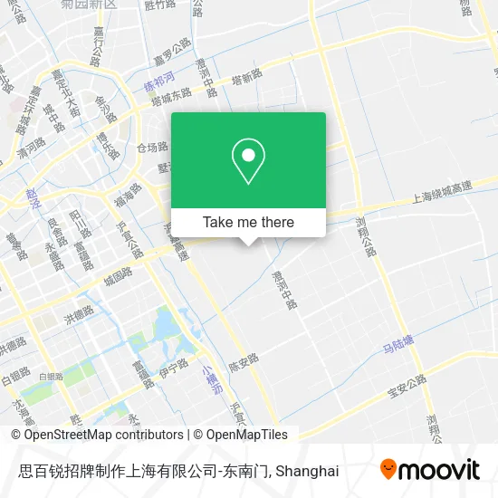思百锐招牌制作上海有限公司-东南门 map
