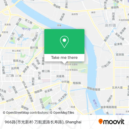 966路(市光新村-万航渡路长寿路) map