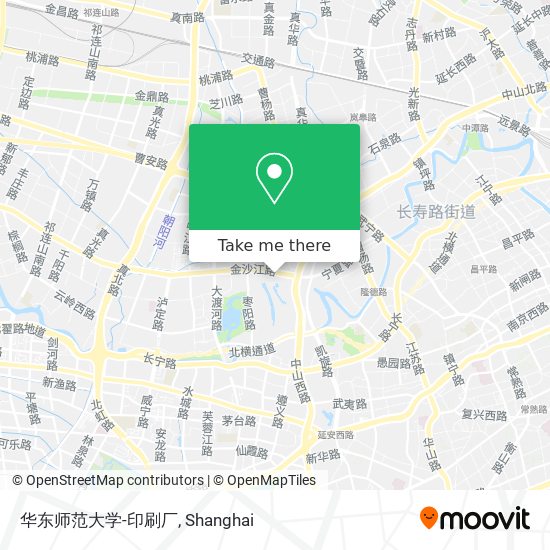 华东师范大学-印刷厂 map