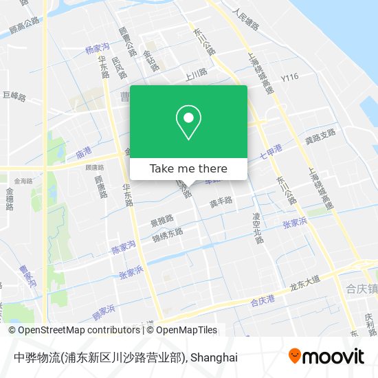 中骅物流(浦东新区川沙路营业部) map