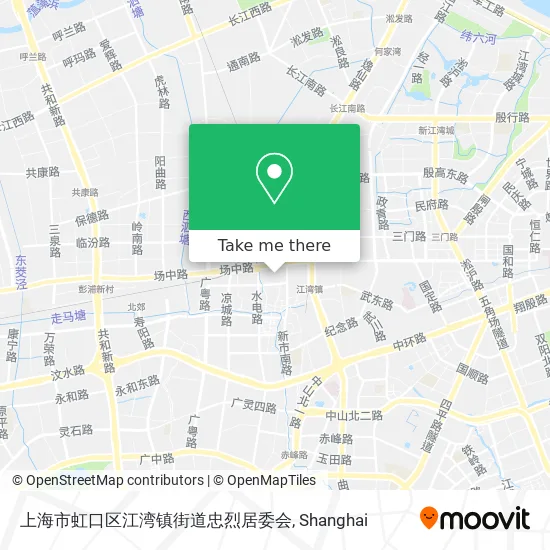 上海市虹口区江湾镇街道忠烈居委会 map