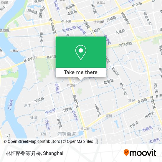 林恒路张家昪桥 map