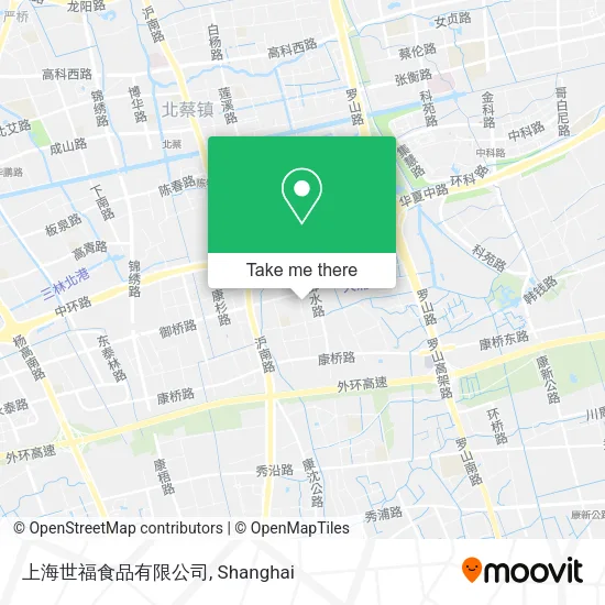 上海世福食品有限公司 map