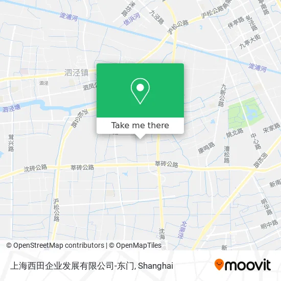 上海西田企业发展有限公司-东门 map