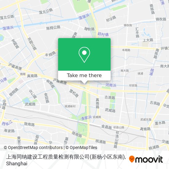 上海同纳建设工程质量检测有限公司(新杨小区东南) map