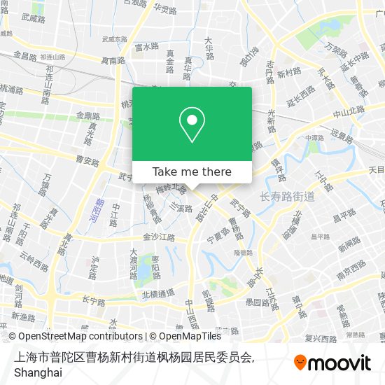 上海市普陀区曹杨新村街道枫杨园居民委员会 map