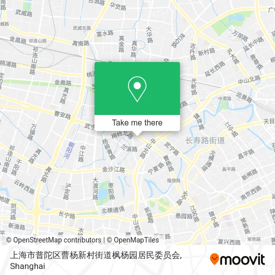 上海市普陀区曹杨新村街道枫杨园居民委员会 map
