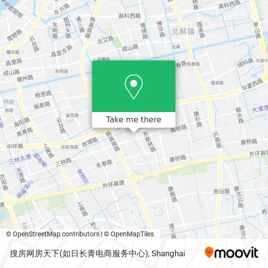 搜房网房天下(如日长青电商服务中心) map