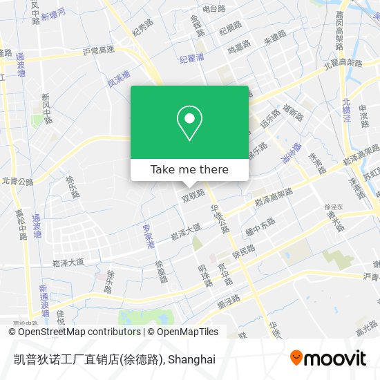 凯普狄诺工厂直销店(徐德路) map