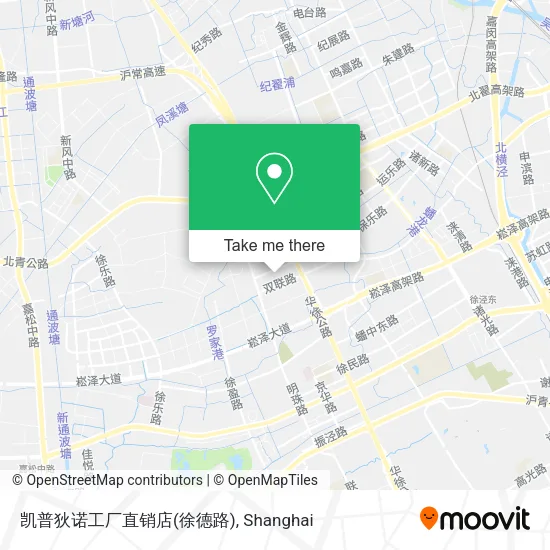 凯普狄诺工厂直销店(徐德路) map