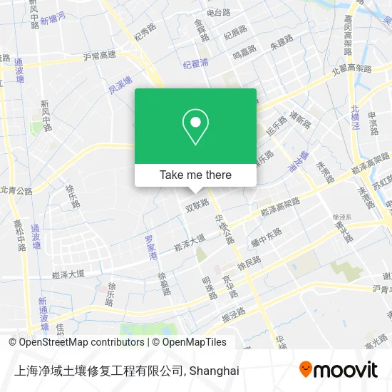 上海净域土壤修复工程有限公司 map