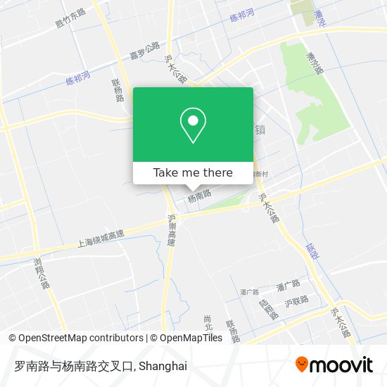 罗南路与杨南路交叉口 map