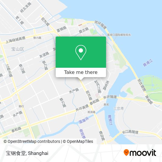 宝钢食堂 map