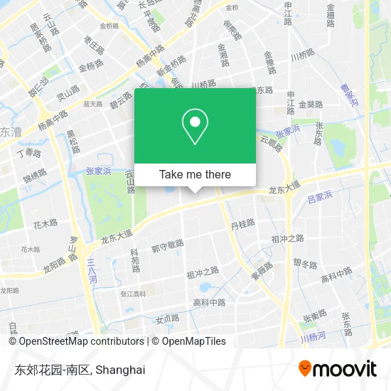 东郊花园-南区 map