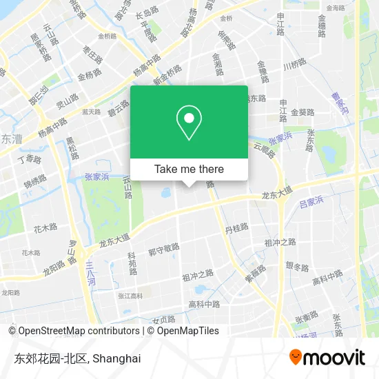 东郊花园-北区 map