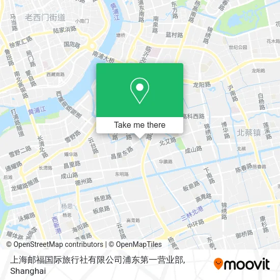 上海邮福国际旅行社有限公司浦东第一营业部 map
