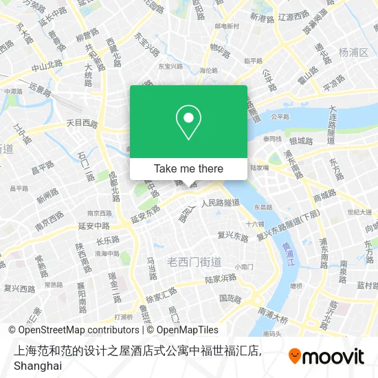 上海范和范的设计之屋酒店式公寓中福世福汇店 map