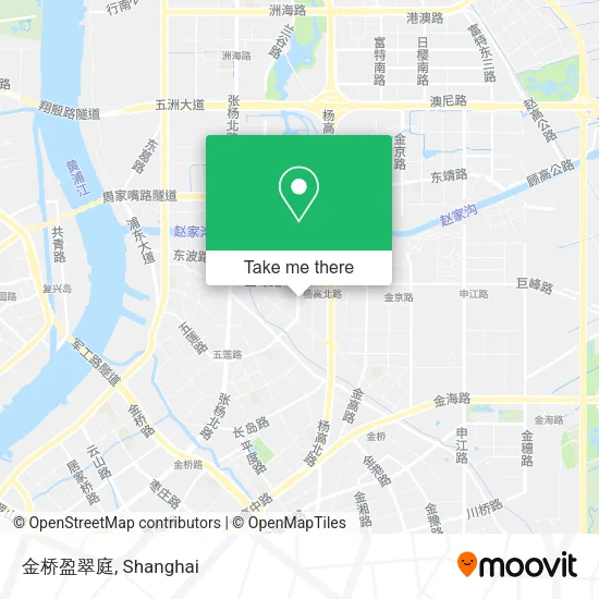 金桥盈翠庭 map