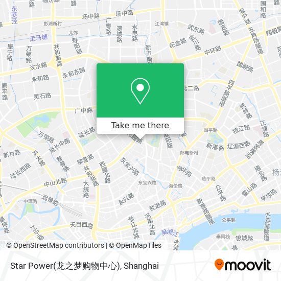 Star Power(龙之梦购物中心) map
