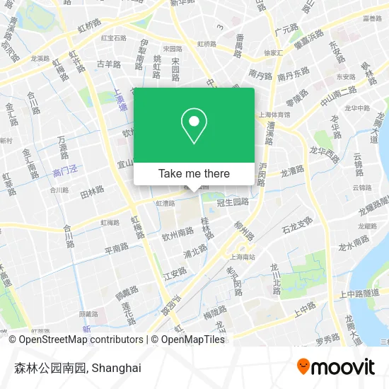 森林公园南园 map