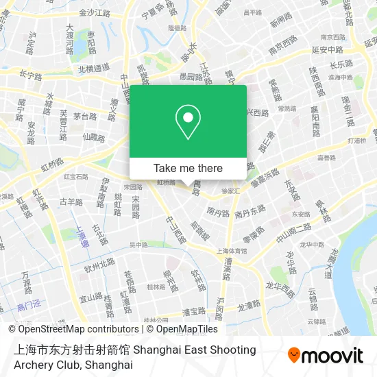 上海市东方射击射箭馆 Shanghai East Shooting Archery Club map