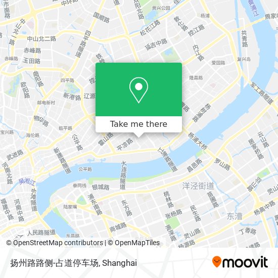 扬州路路侧-占道停车场 map